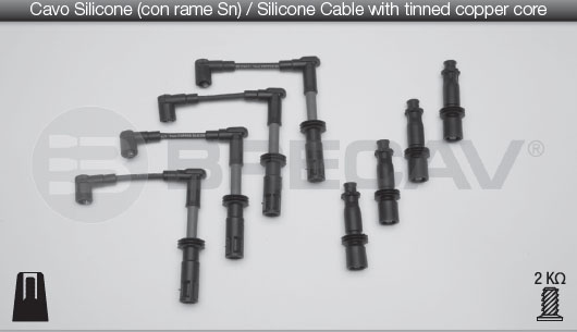 KIT CAVI CANDELE per ALFA ROMEO 147 156 1.6 16V TS