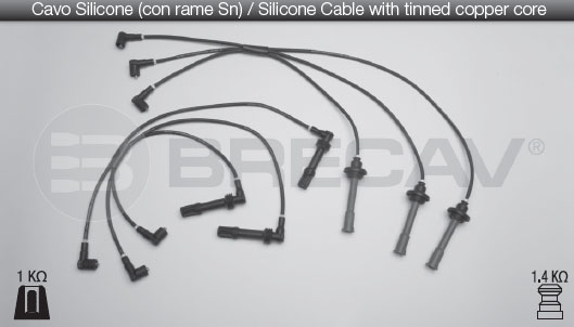 BRECAV CAVI CANDELE ALFA ROMEO