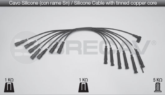 Kit cavi accensione BRECAV 04.516