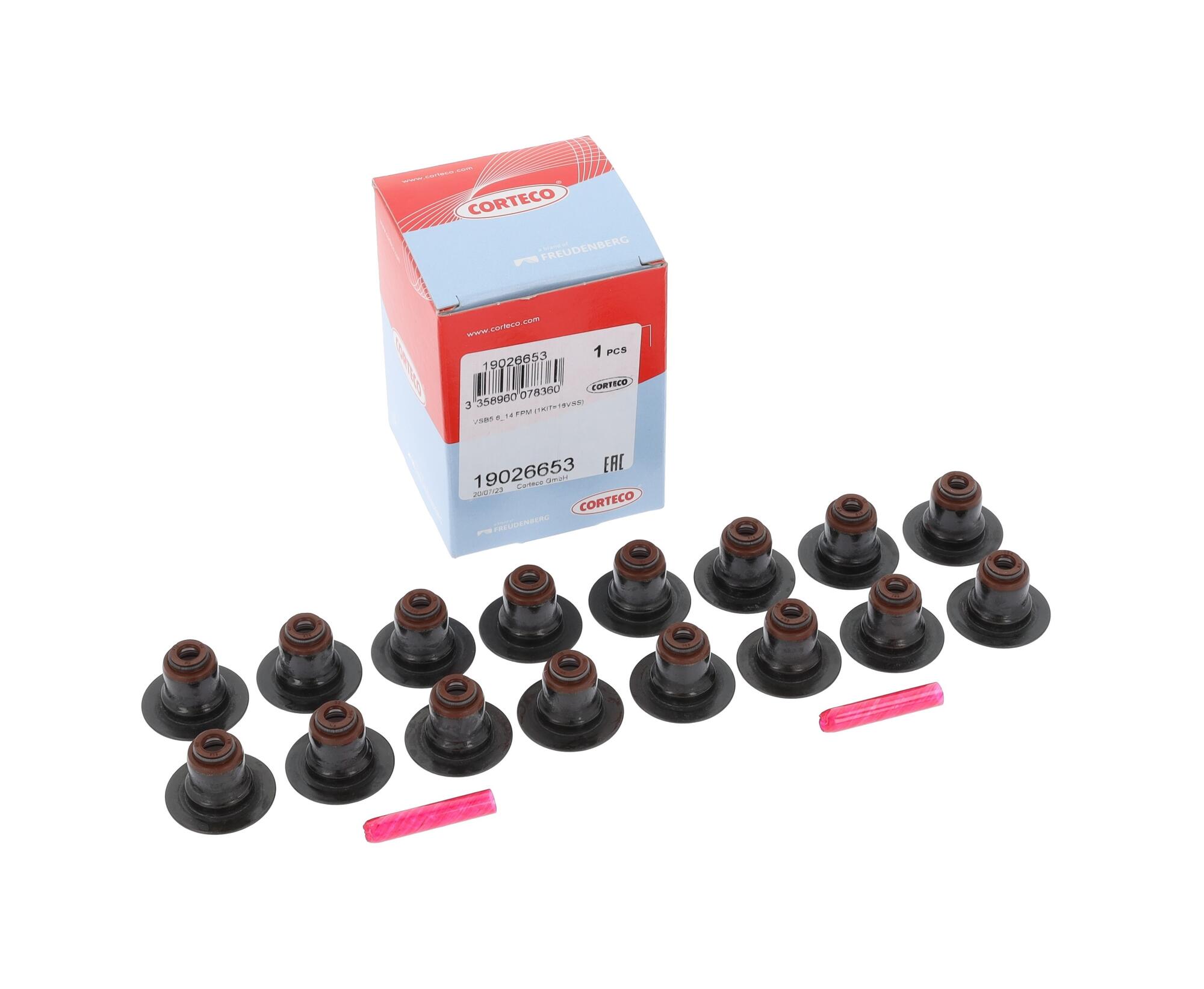 Kit guarnizioni, stelo valvola CORTECO 19026653