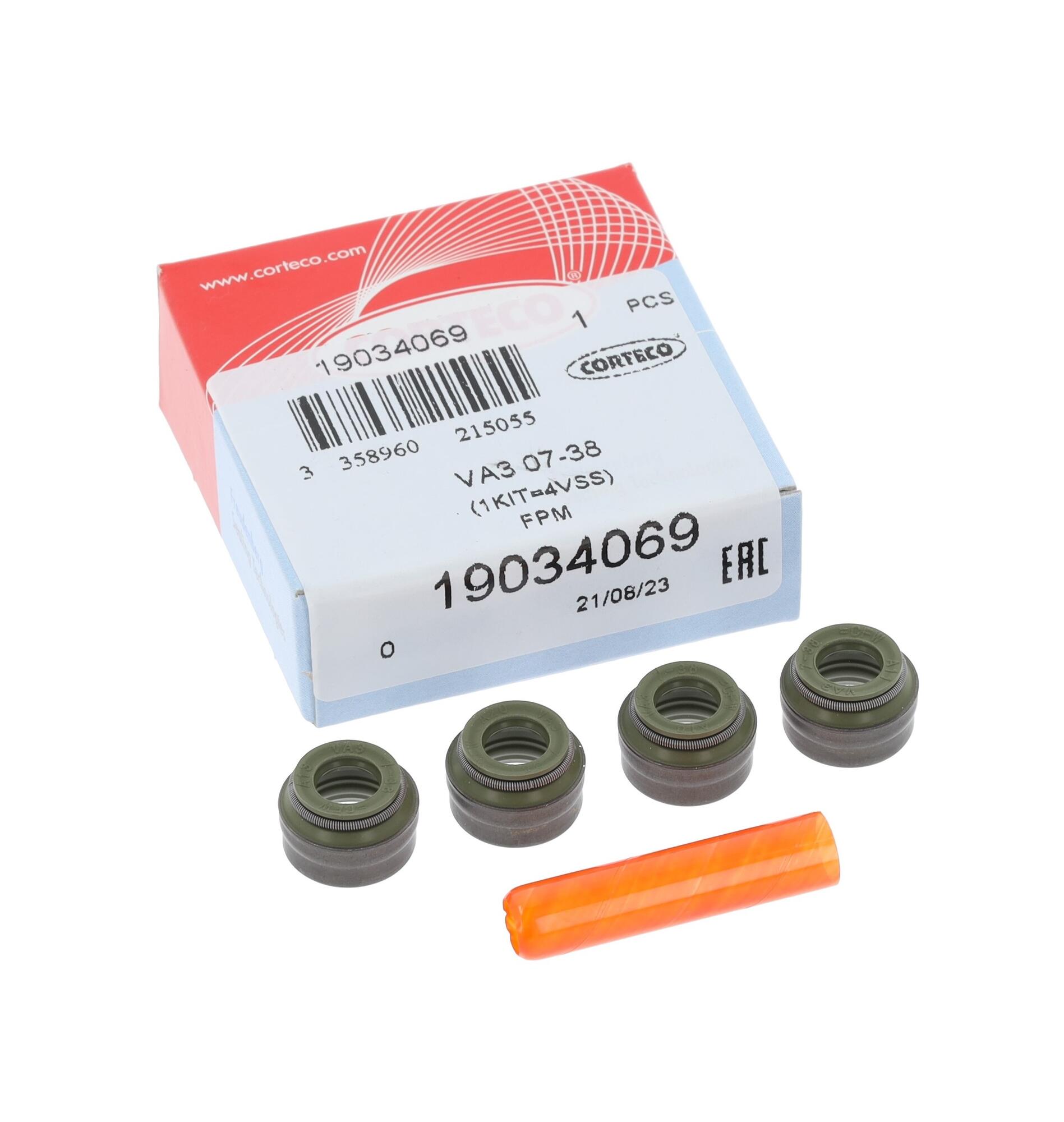 Kit guarnizioni, stelo valvola CORTECO 19034069