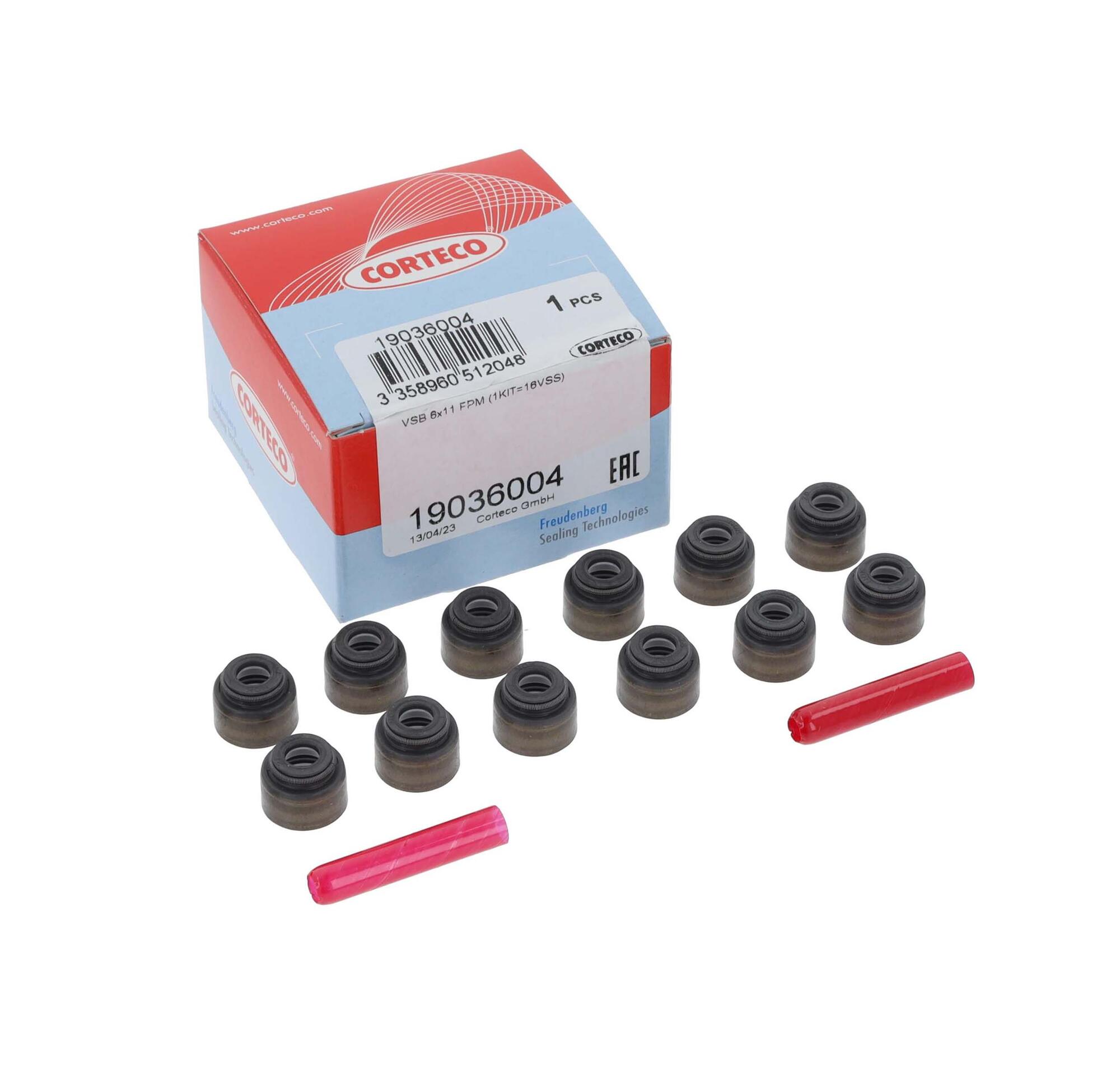 Kit guarnizioni, stelo valvola CORTECO 19036004