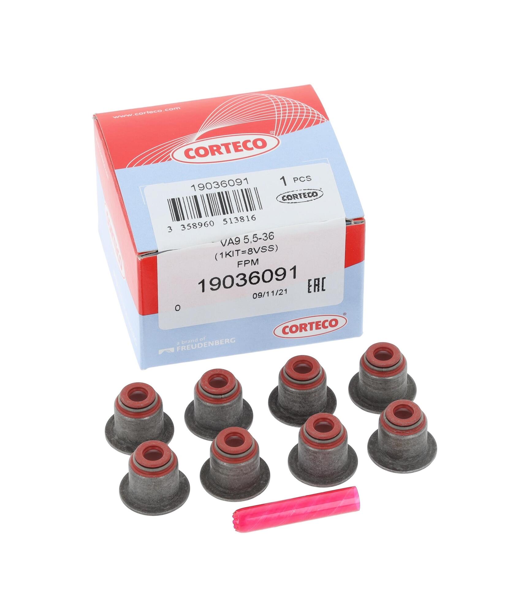 Kit guarnizioni, stelo valvola CORTECO 19036091