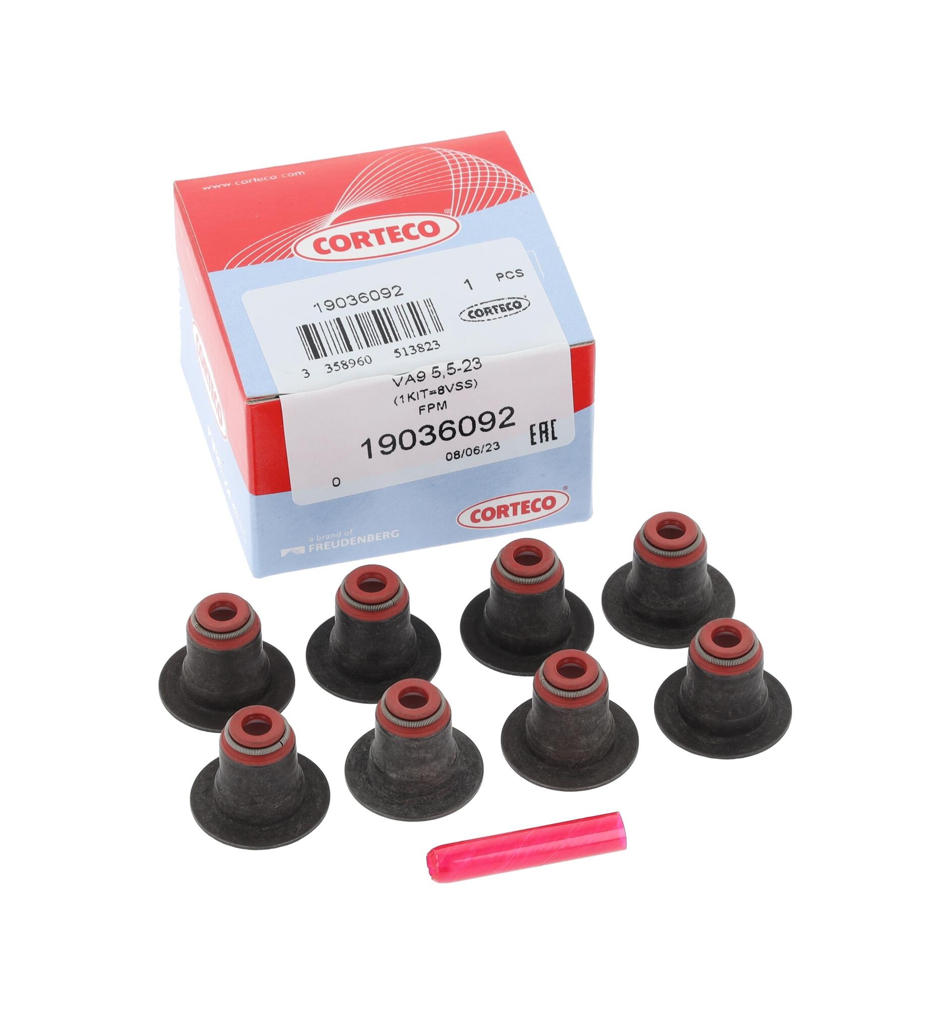 Kit guarnizioni, stelo valvola CORTECO 19036092