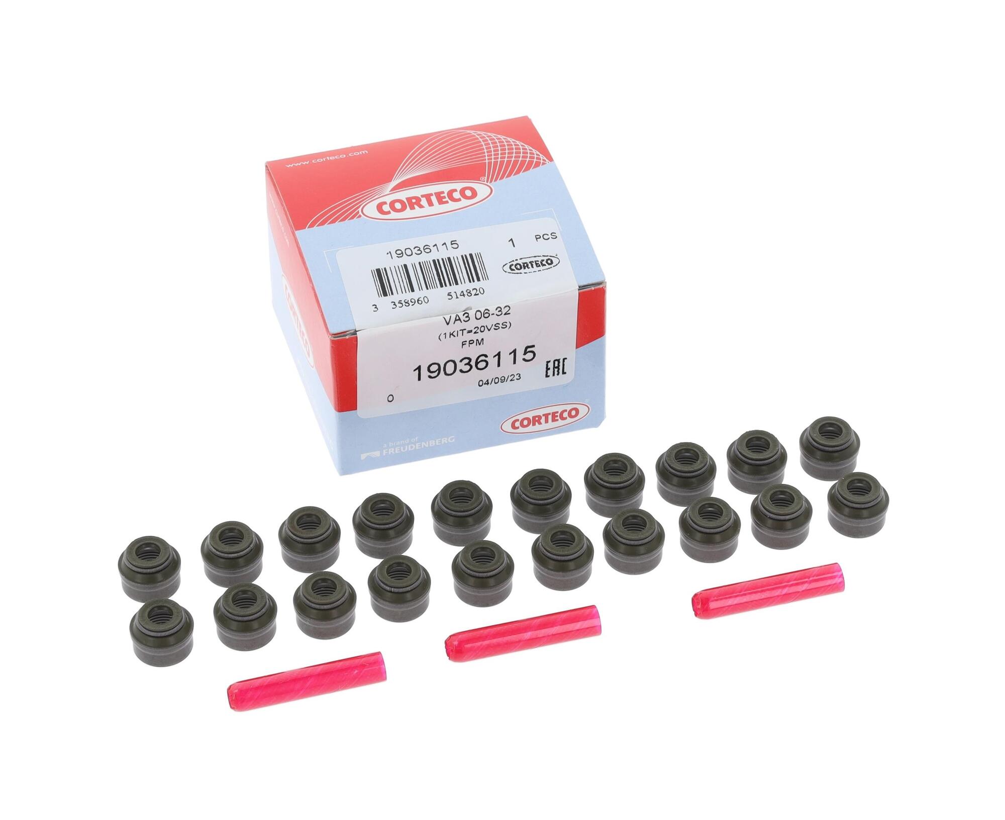 Kit guarnizioni, stelo valvola CORTECO 19036115