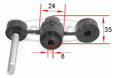 Supporto, stabilizzatore CORTECO 21652487