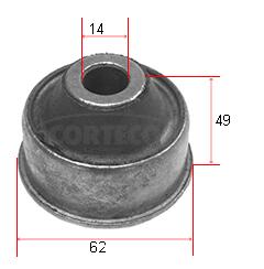 Supporto, braccio oscillante CORTECO 80000099