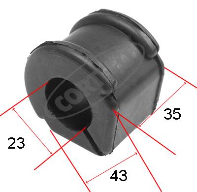 Supporto, stabilizzatore CORTECO 80000133