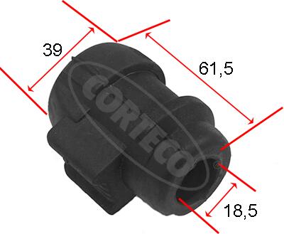 Supporto, stabilizzatore CORTECO 80001465