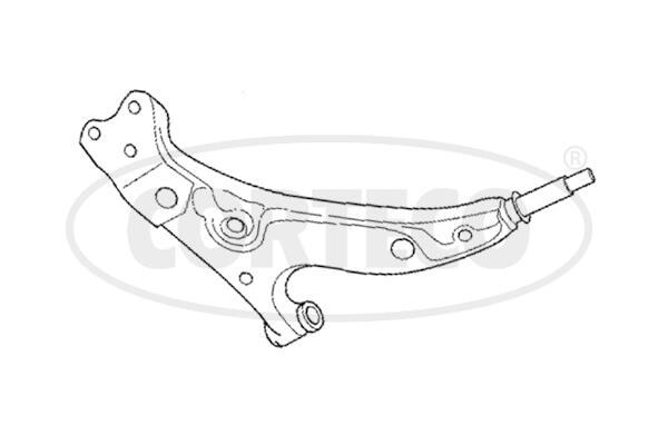 Braccio oscillante, sospensione ruota CORTECO 49397500