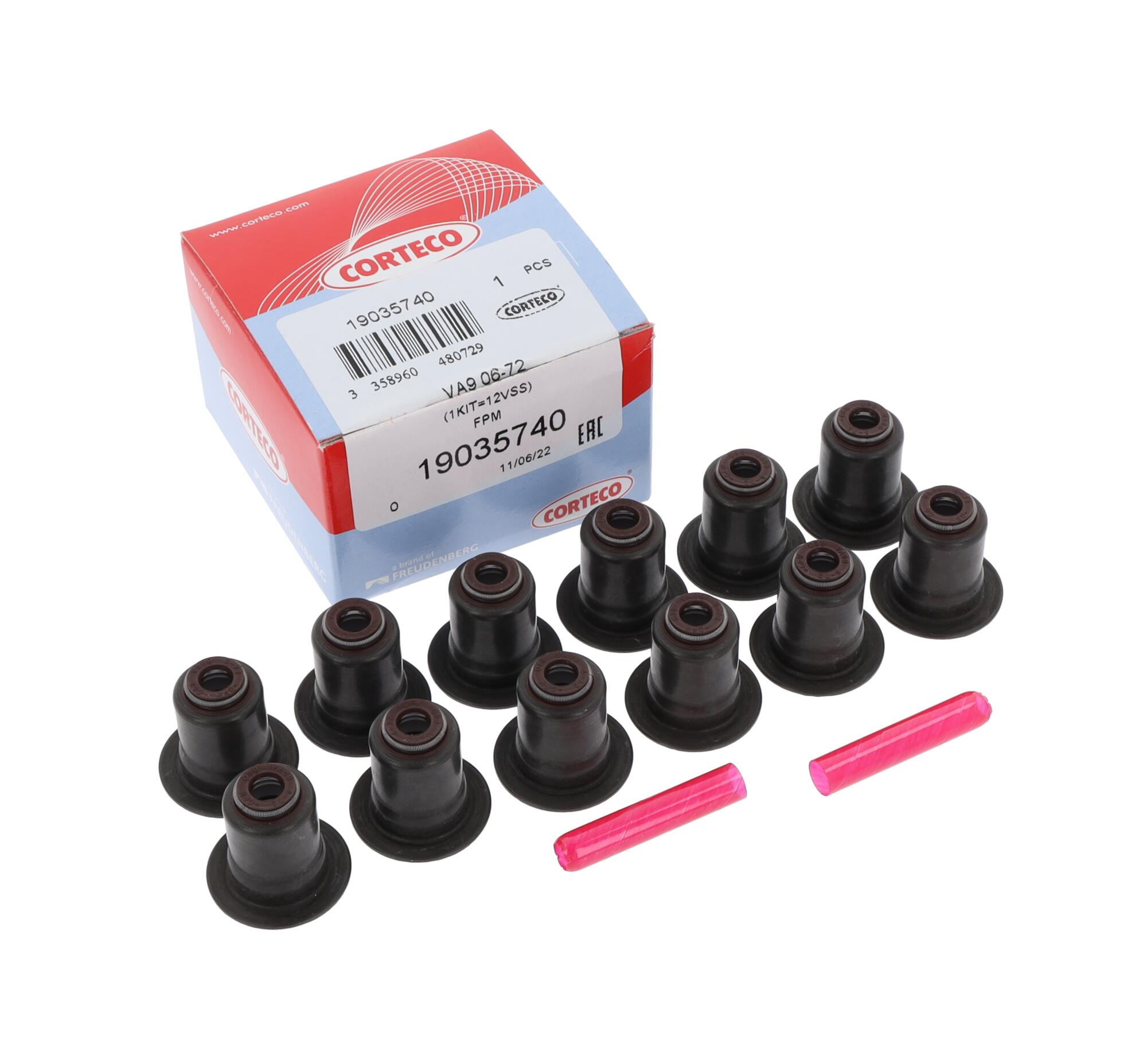 Kit guarnizioni, stelo valvola CORTECO 19035740