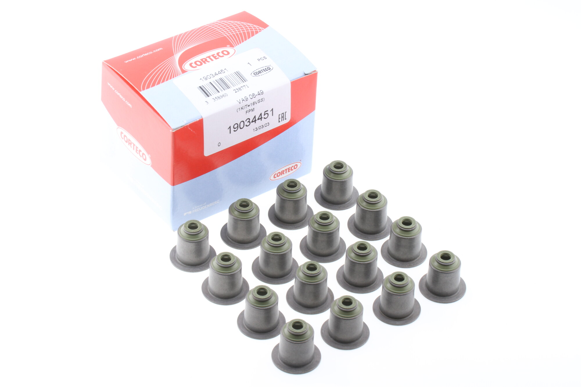 Kit guarnizioni, stelo valvola CORTECO 19034451