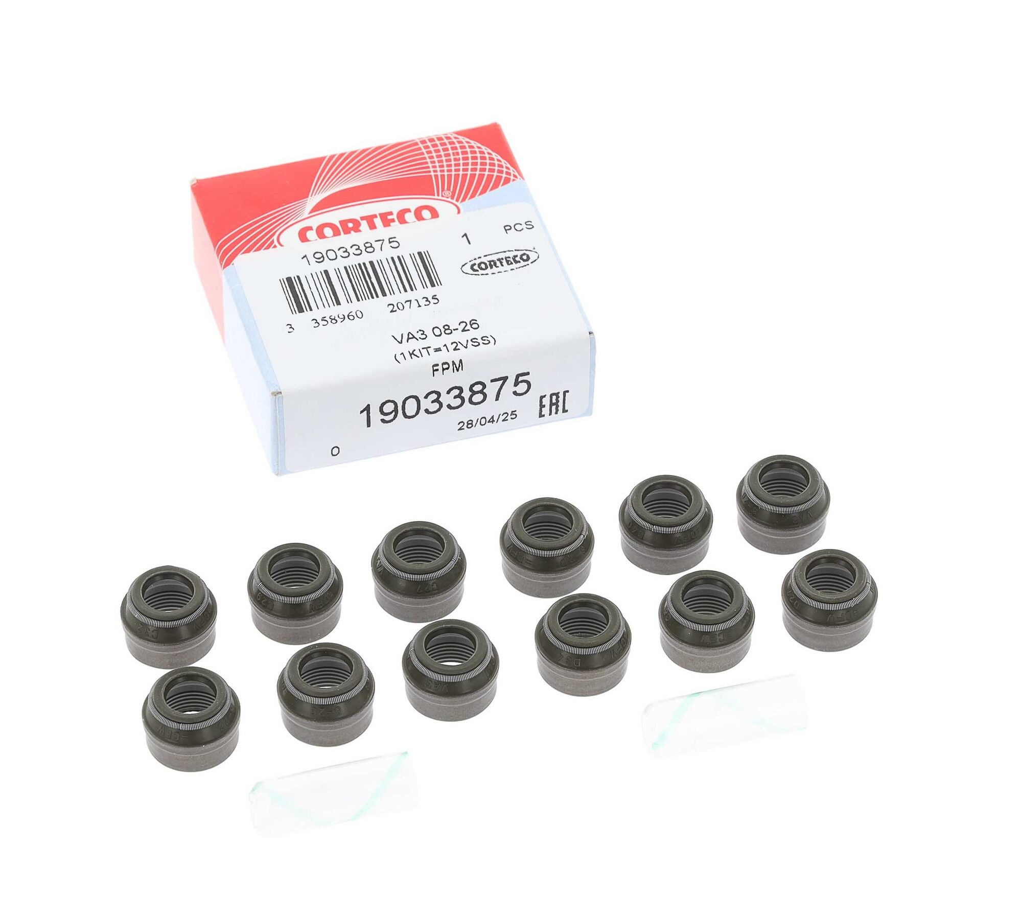 Kit guarnizioni, stelo valvola CORTECO 19033875