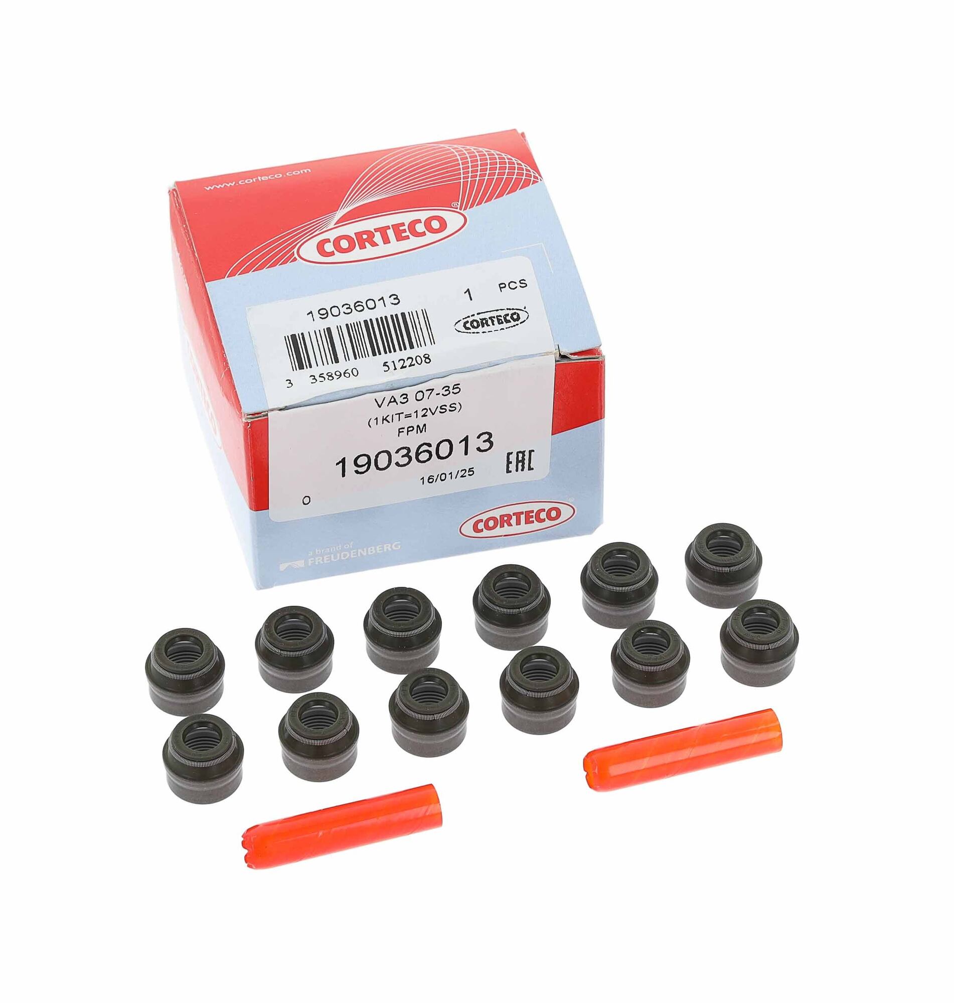 Kit guarnizioni, stelo valvola CORTECO 19036013