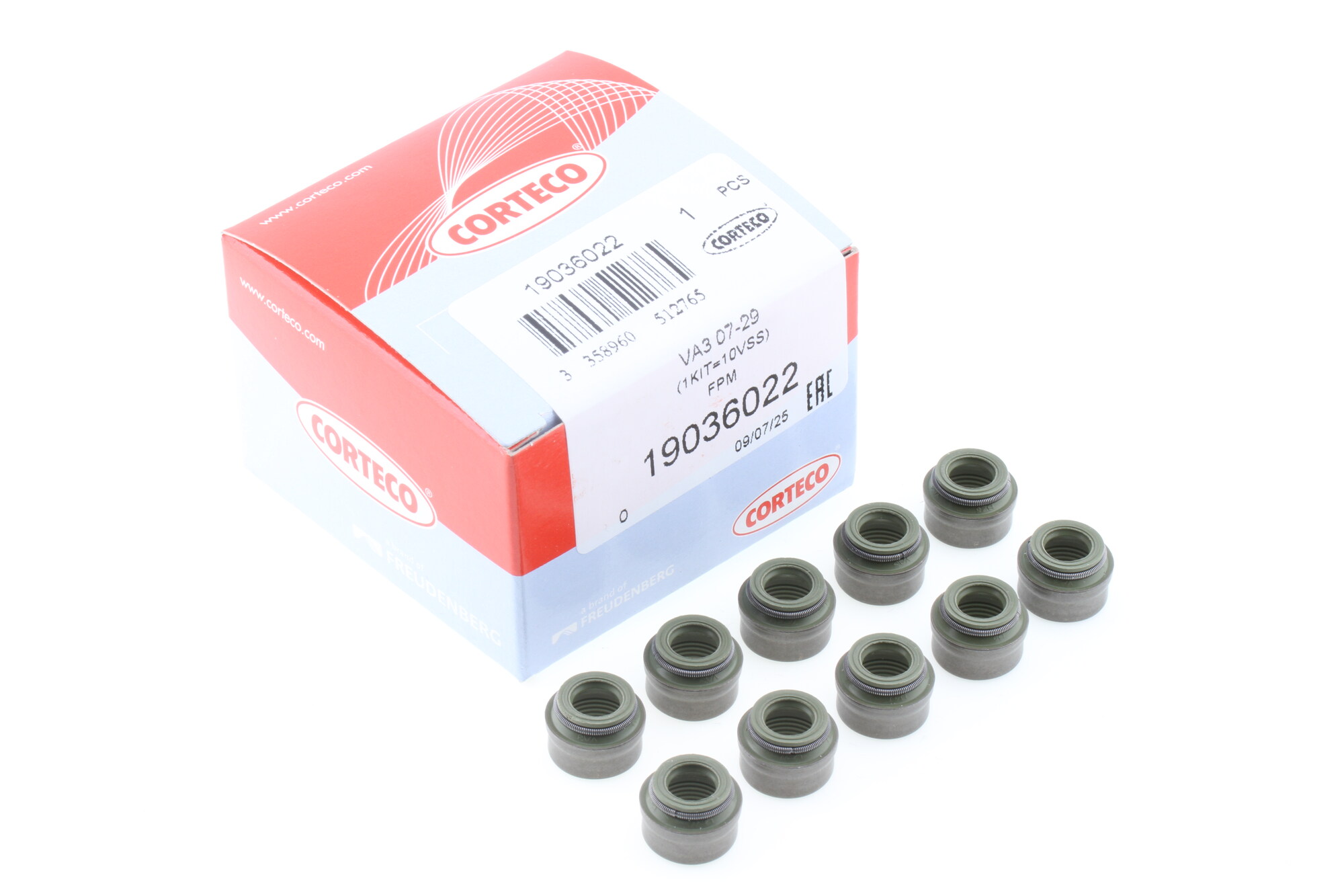 Kit guarnizioni, stelo valvola CORTECO 19036022