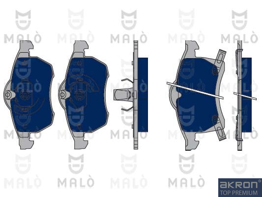 KIT PASTIGLIE FRENO, FRENO A DISCO