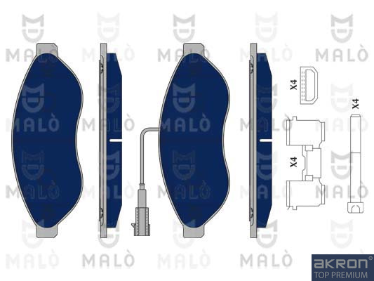 KIT PASTIGLIE FRENO, FRENO A DISCO