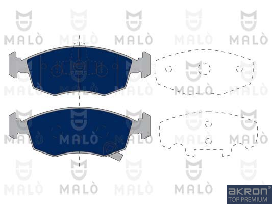 KIT PASTIGLIE FRENO, FRENO A DISCO