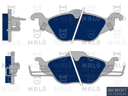 KIT PASTIGLIE FRENO, FRENO A DISCO