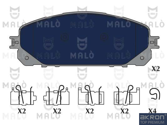 KIT PASTIGLIE FRENO, FRENO A DISCO