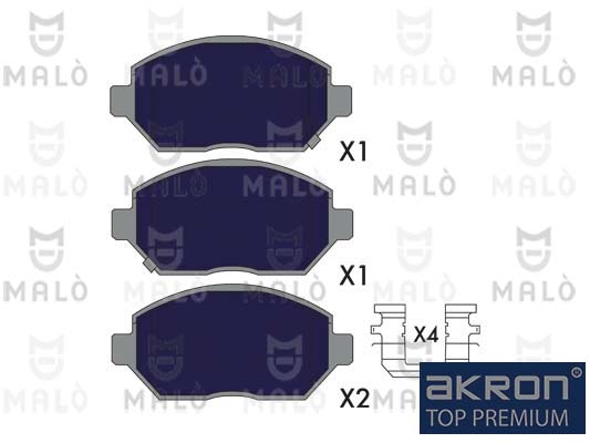 KIT PASTIGLIE FRENO, FRENO A DISCO