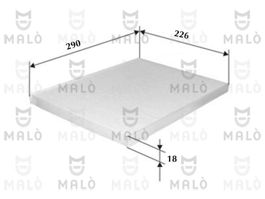 FILTRO, ARIA ABITACOLO - AKRON