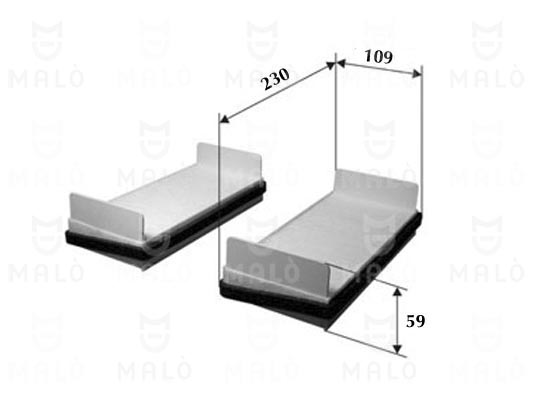 FILTRO, ARIA ABITACOLO - AKRON