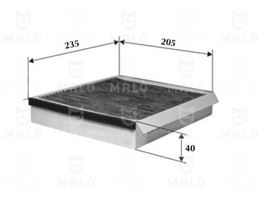 FILTRO, ARIA ABITACOLO - AKRON