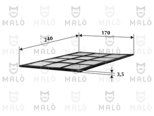 FILTRO, ARIA ABITACOLO - AKRON