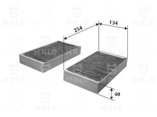 FILTRO, ARIA ABITACOLO - AKRON