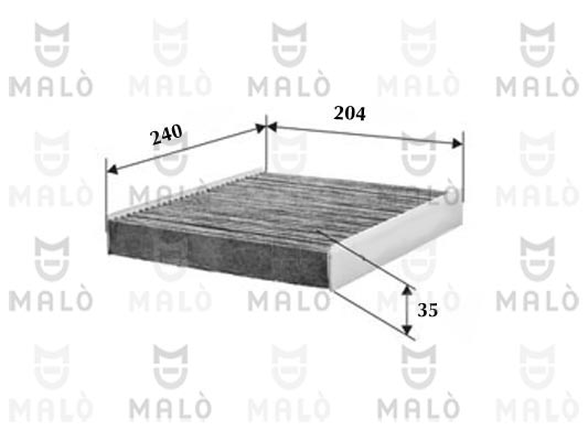 FILTRO, ARIA ABITACOLO - AKRON