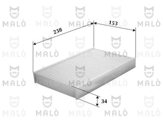 FILTRO, ARIA ABITACOLO - AKRON