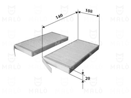 FILTRO, ARIA ABITACOLO - AKRON