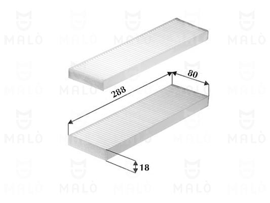 FILTRO, ARIA ABITACOLO - AKRON