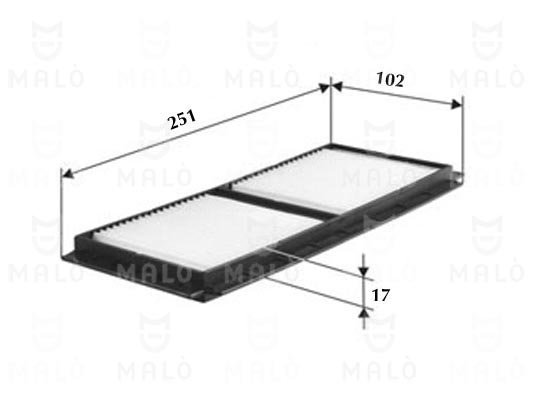 FILTRO, ARIA ABITACOLO - AKRON