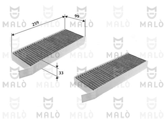 FILTRO, ARIA ABITACOLO - AKRON