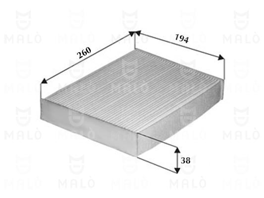 FILTRO, ARIA ABITACOLO - AKRON