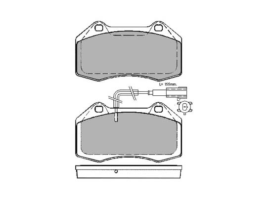 KIT PASTIGLIE FRENO PER ELEVATE PRESTAZIONI
