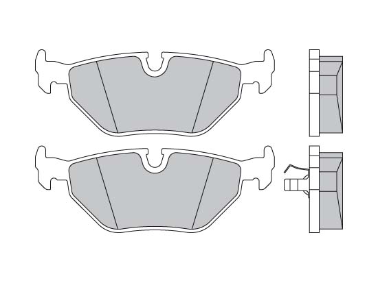 KIT PASTIGLIE FRENO PER ELEVATE PRESTAZIONI