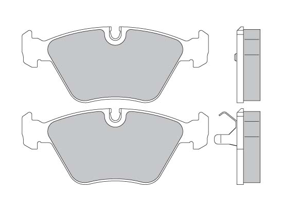 KIT PASTIGLIE FRENO PER ELEVATE PRESTAZIONI