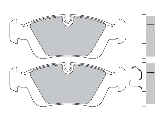 KIT PASTIGLIE FRENO PER ELEVATE PRESTAZIONI