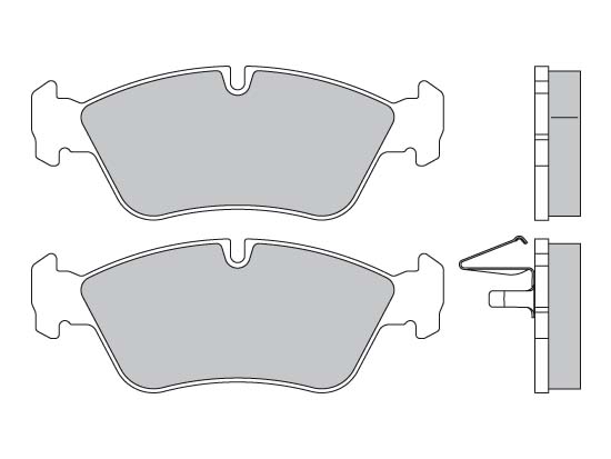 KIT PASTIGLIE FRENO PER ELEVATE PRESTAZIONI