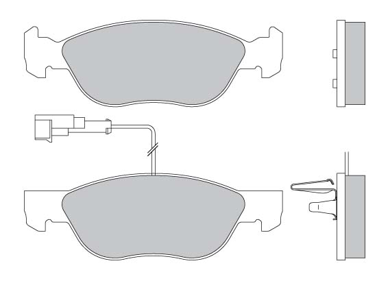 KIT PASTIGLIE FRENO PER ELEVATE PRESTAZIONI