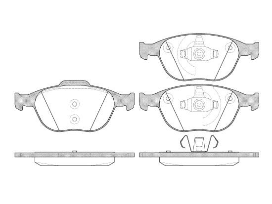 KIT PASTIGLIE FRENO PER ELEVATE PRESTAZIONI