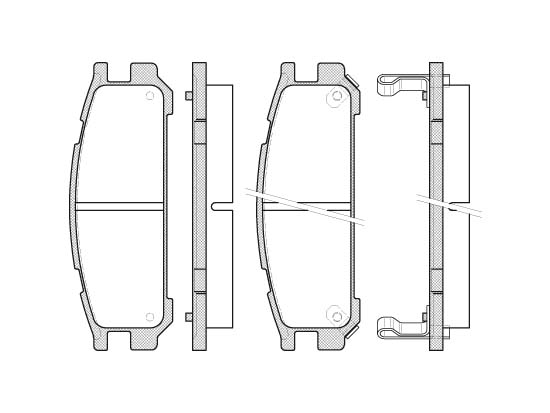 KIT PASTIGLIE FRENO PER ELEVATE PRESTAZIONI