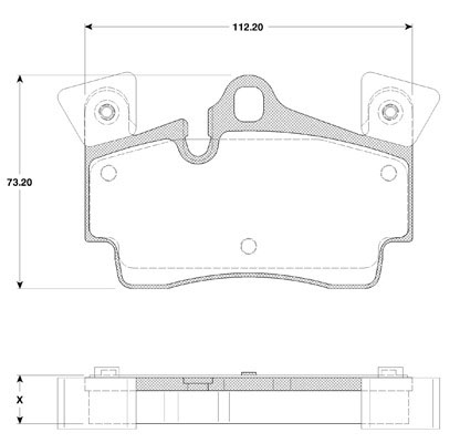 KIT PASTIGLIE FRENO PER ELEVATE PRESTAZIONI