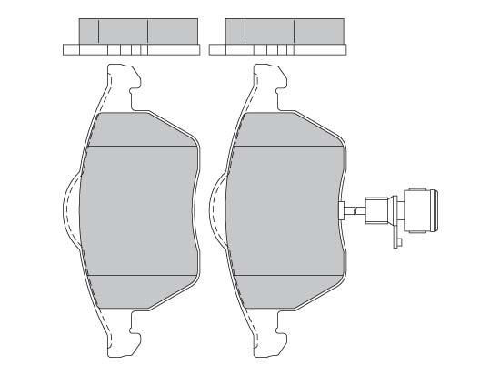 KIT PASTIGLIE FRENO PER ELEVATE PRESTAZIONI