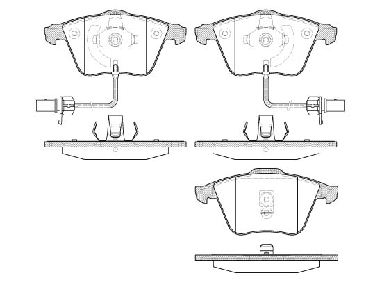 KIT PASTIGLIE FRENO PER ELEVATE PRESTAZIONI