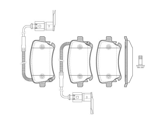 KIT PASTIGLIE FRENO PER ELEVATE PRESTAZIONI