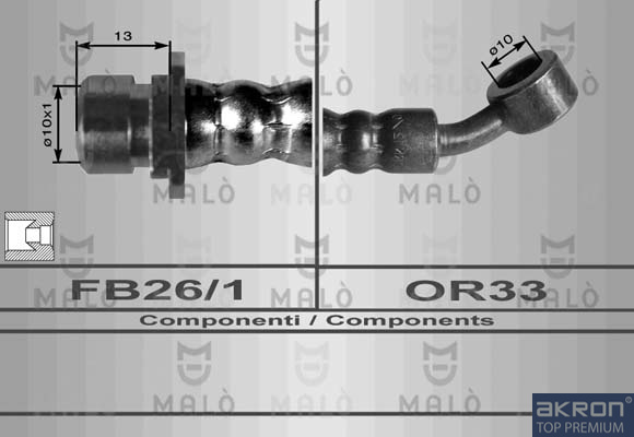 FLESSIBILE DEL FRENO - AKRON